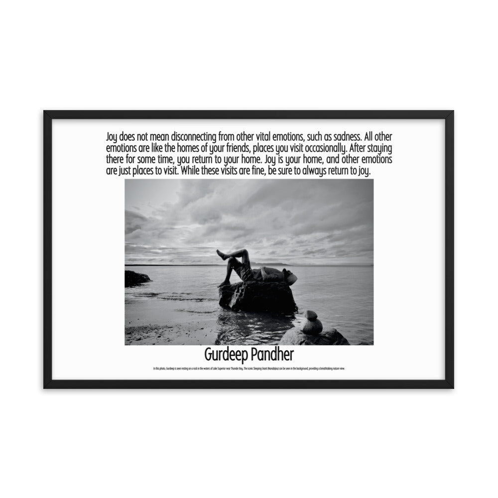 Gurdeep's Framed Poster: Joy Is Your Home