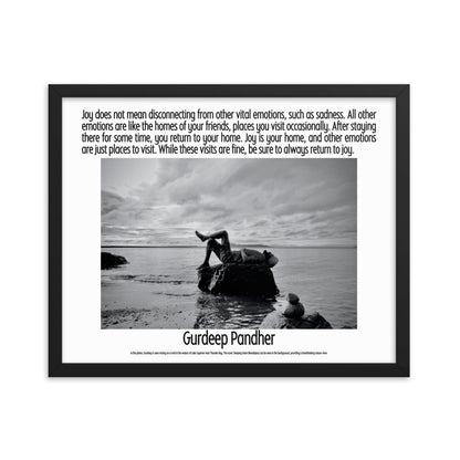 Gurdeep's Framed Poster: Joy Is Your Home